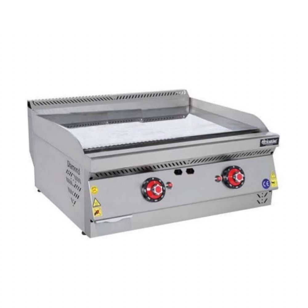 Himaksan HMK-PIGD 873 Set Üstü Gazlı Düz Pleyt Izgara 80x70x30 cm
