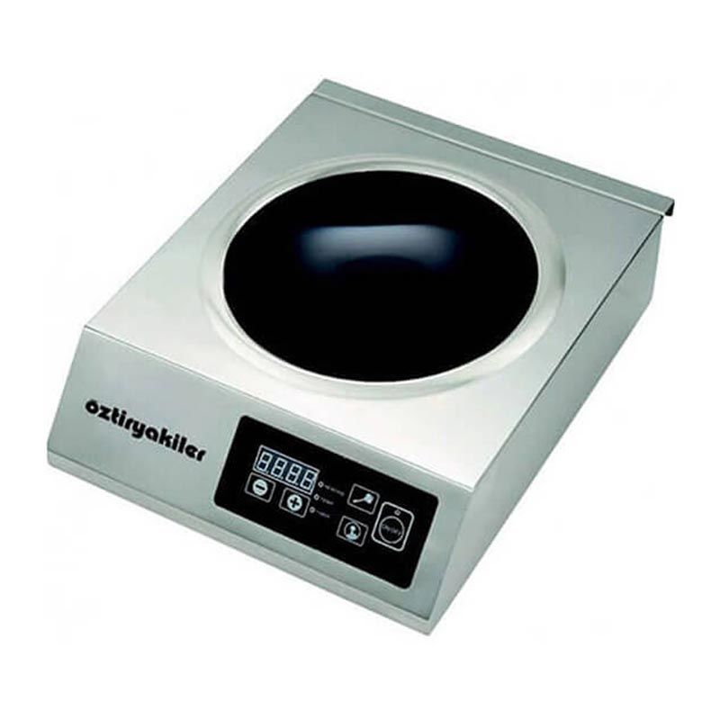 Öztiryakiler BT350.KCT İndiksüyonlu Wok Isıtıcı-Pişirici Setüstü 500-3500 W 33.9x42.8x11.7 Cm