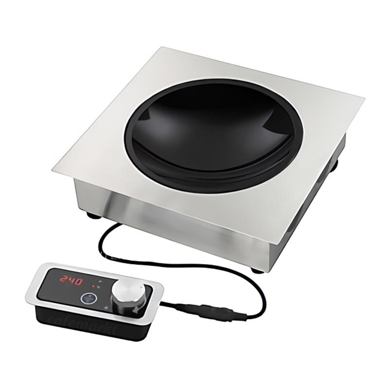 Öztiryakiler APF35 İndiksüyonlu Wok Isıtıcı-Pişirici Gömme 500-3500 W 36X38X12 Cm