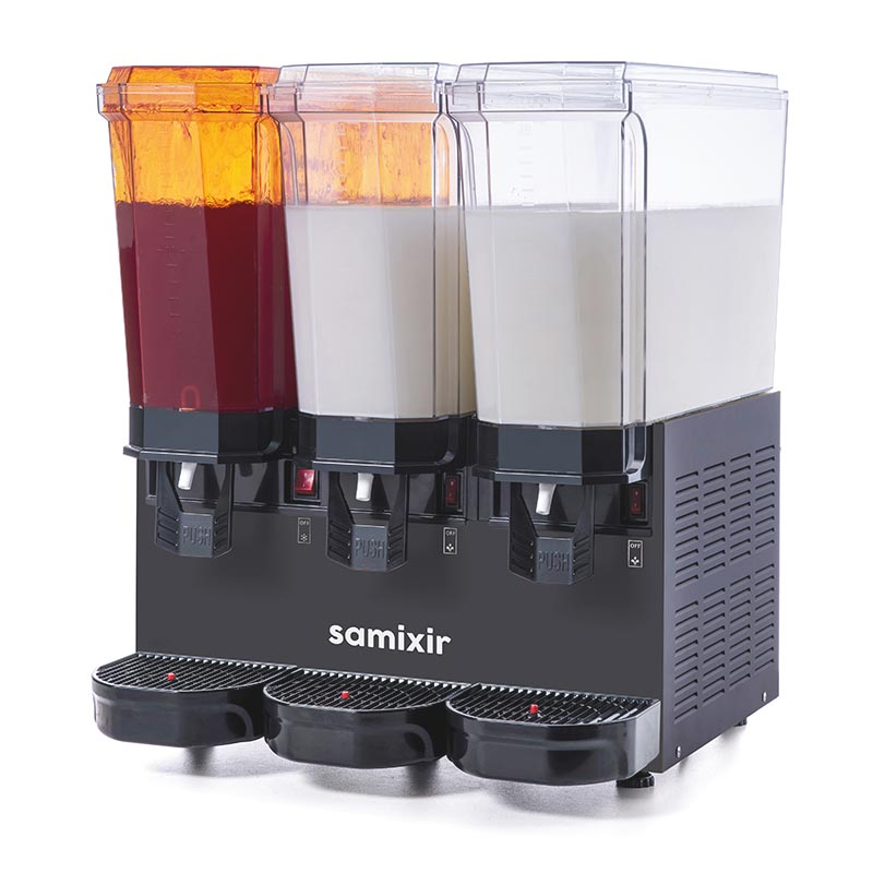 Samixir Triple Klasik Fıskiyeli Karıştırıcılı ve Karıştırıcılı Soğuk İçecek Dispenseri