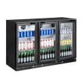 Vosco VBB-G350 3 Kapılı Bar Arkası Şişe Soğutucu Dolap, 338 L, Siyah