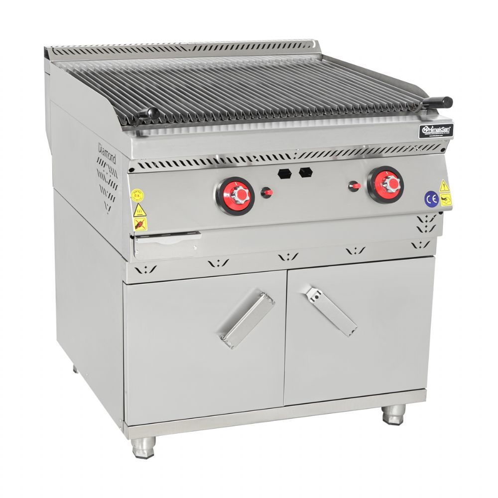 Himaksan HMK-DLIG 878 Dolaplı  Gazlı Lavataşlı Izgara 80x70x85 cm