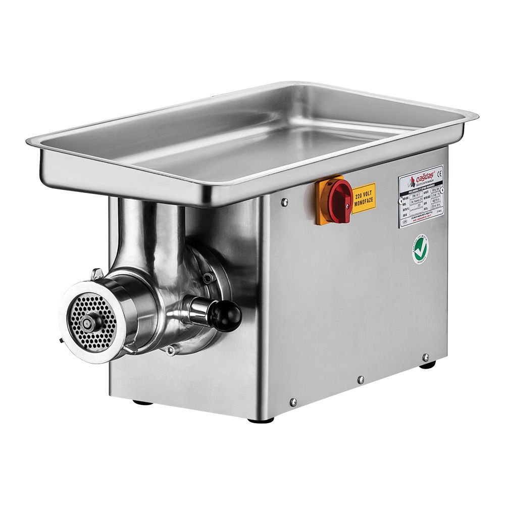 Çağdaş SPMC 12'lik Kıyma Makinesi, Kovanı Sökülüp Takılabilen Paslanmaz Krom Kafa 220 V