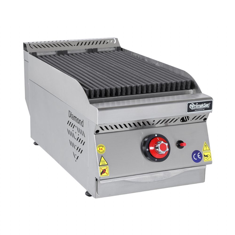 Himaksan HMK-SSUIG 473 Set Üstü Gazlı Sulu Izgara 40x70x30 cm