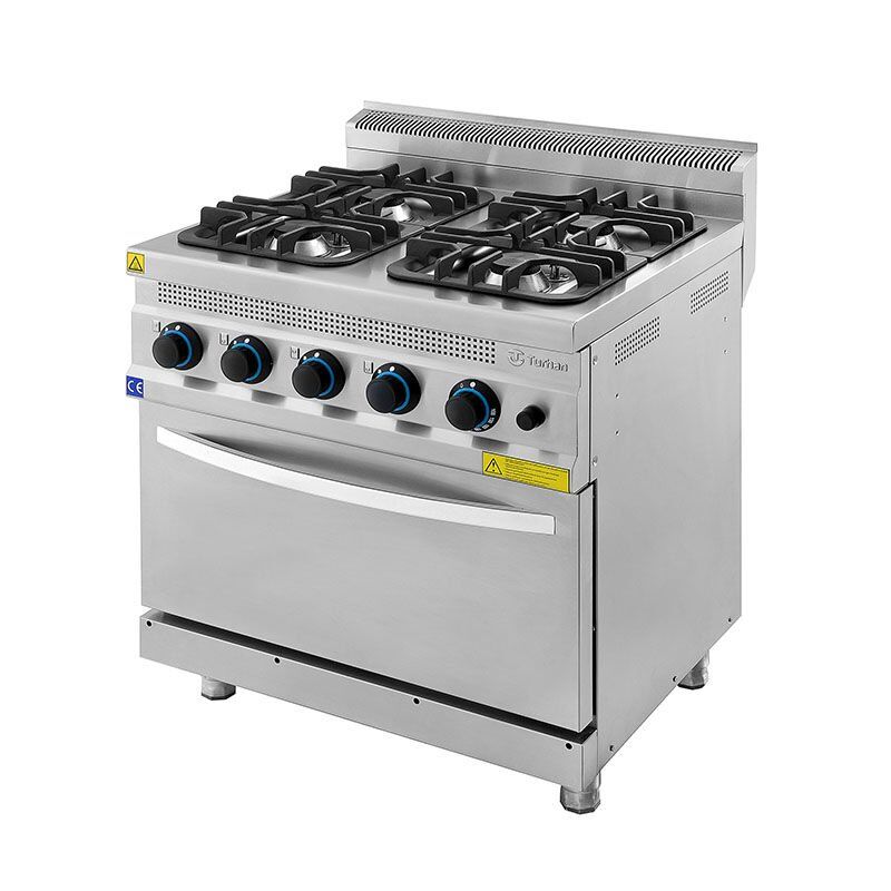 Turhan Çelik 4'lü Kuzine Gazlı 80x90x85 Cm