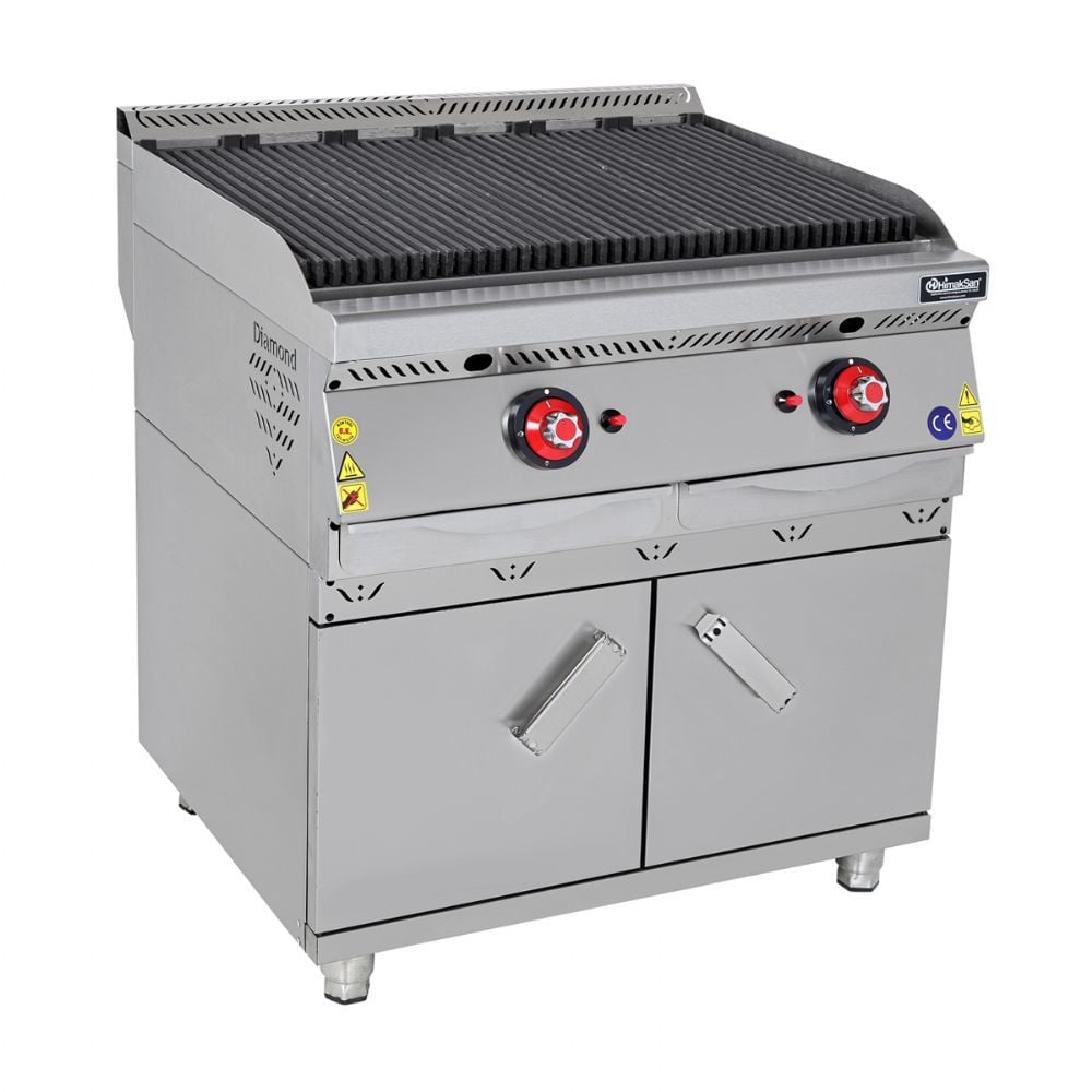 Himaksan HMK-DSUIG 878 Dolaplı Gazlı Sulu Izgara 80x70x85 cm