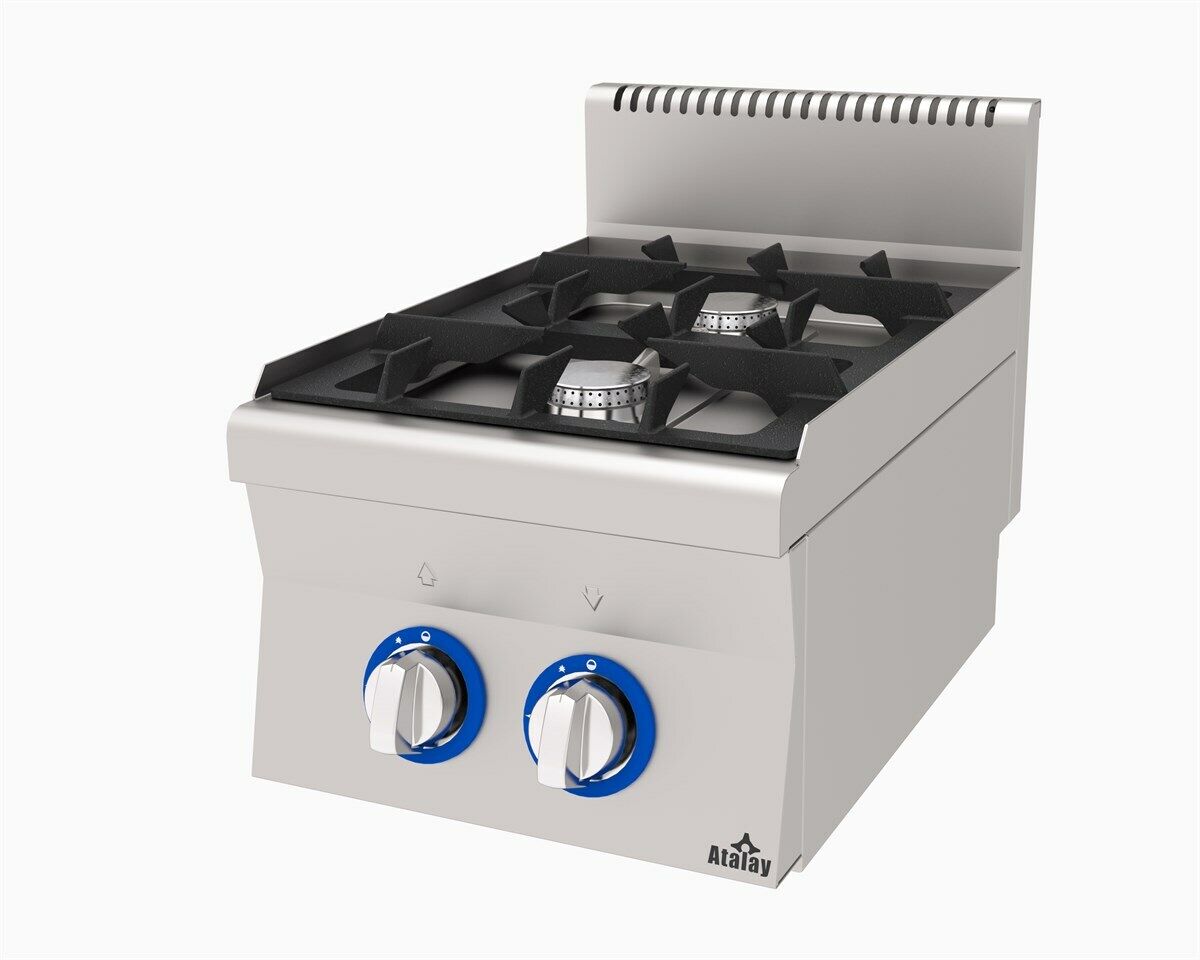 Atalay 2'li Set Üstü Ocak Ce Belgeli Gazlı 40x60x30 Cm E AGO-460