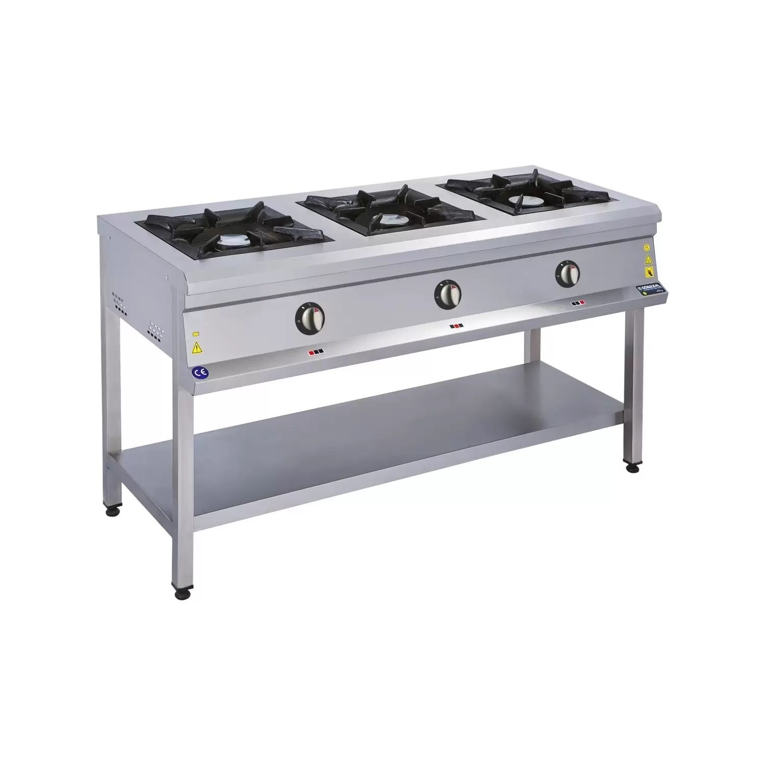 Görkem SGO 30 Taban Raflı 3'lü Ocak Doğalgazlı CE 150x60x85 cm 202