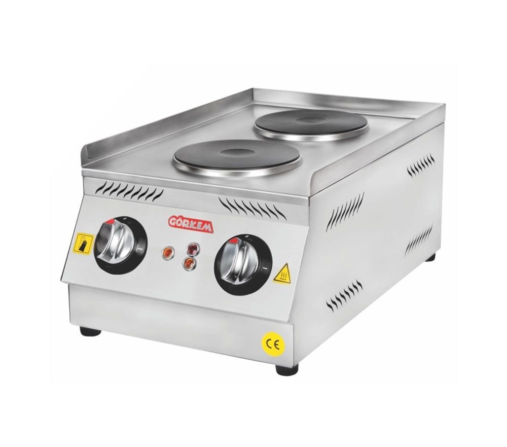 Görkem EO 460 Set Üstü 2'li Ocak Elektrikli 37x58x28 cm 756
