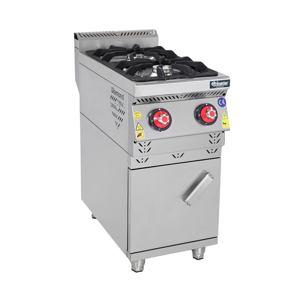 Himaksan HMK-DOG 478 İkili Dolaplı Gazlı Ocak 40x70x85 cm