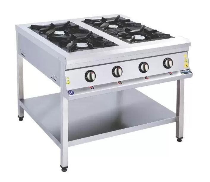 Görkem SGO 40 Taban Raflı 4'lü Ocak LPG'li CE 80x80x85 cm 204