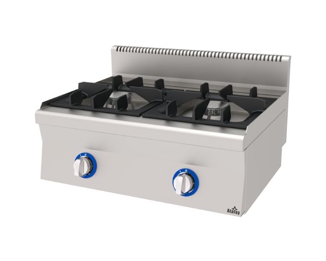 Atalay İki Bekli Set Üstü Ocak Ce Belgeli Gazlı 80x60x30 Cm E AGO-860-T