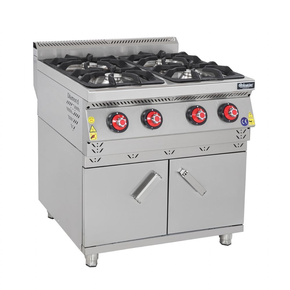 Himaksan HMK-DOG 878 4'lü Dolaplı Gazlı Ocak 80x70x85 cm