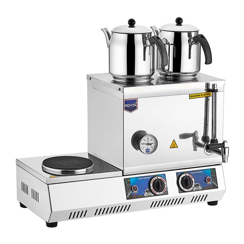 Remta K34 40 Model Kahveci Takımı, 2 Demlikli, 28 L, Elektrikli