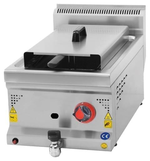 CSA Gazlı LPG Fritöz 8 Litre Set Üstü 40x60x30 cm CE Belgeli KRCS.SFG.460