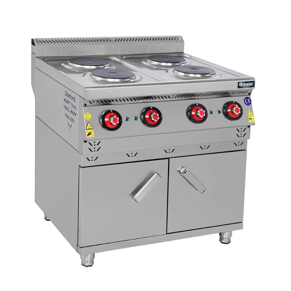 Himaksan HMK-DOE 878 Dolaplı 4'lü Elektrikli Ocak 800x70x85 cm