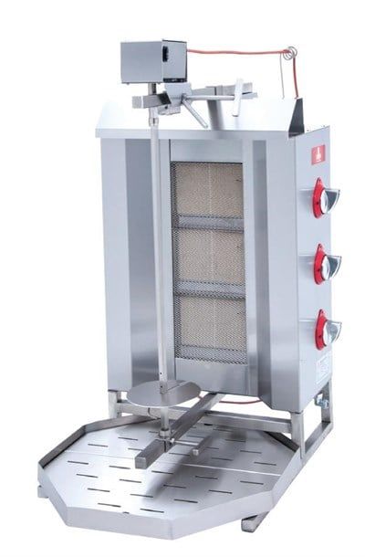 DRN Döner Ocağı Üstten Motorlu Gazlı 3 Radyanlı DRNDUG-3
