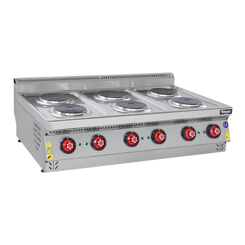 Himaksan HMK-DOE 1273 Set Üstü 6'lı Elektrikli Ocak 1200x70x30 cm