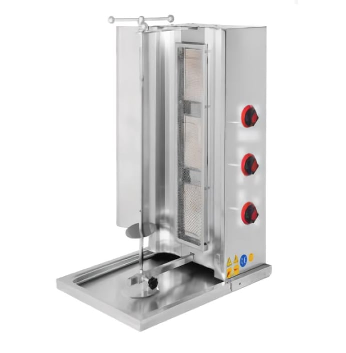 CSA 3 Radyanlı Sabit Döner Ocağı Gazlı ve Lpg Li Ce Belgeli KRCS.SDOG.3