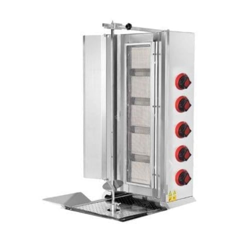 CSA 5 Radyanlı Sabit Döner Ocağı Gazlı ve Lpg Li Ce Belgeli KRCS.SDOG.5