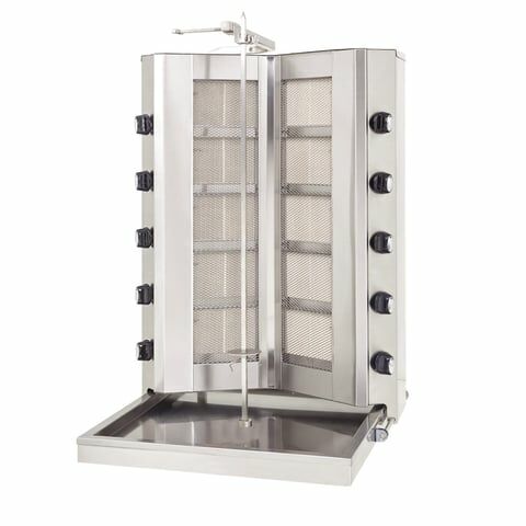 DRN Döner Ocağı V Tipi Sabit Gazlı 10 Radyanlı DRNDVSG-10