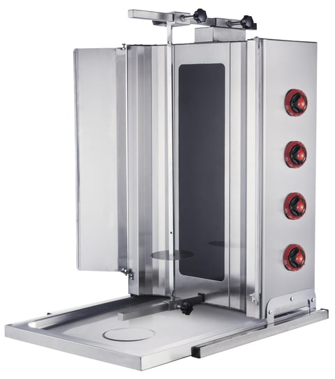 CSA Elektrikli 4 Radyanlı Üstten Motorlu Döner Ocağı KRCS.UMDOE.4