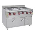 Himaksan HMK-FOE 1278 6’Lı Kuzine Elektrikli 1200x70x85 cm