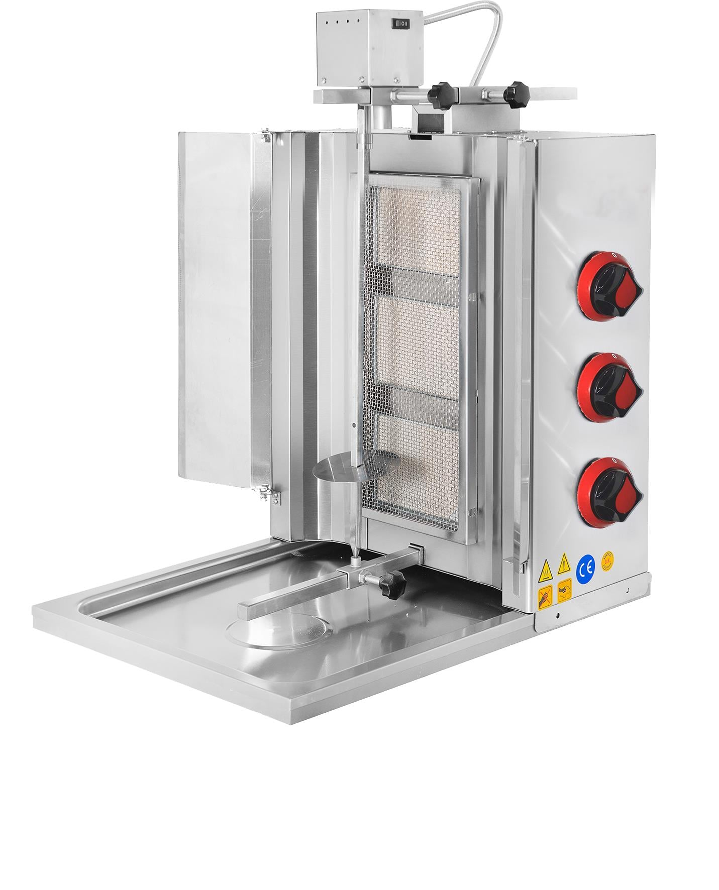 CSA 3 Radyanlı Üstten Motorlu Gazlı ve Lpg Li Döner Ocağı Ce Belgeli KRCS.UMSDOG.3