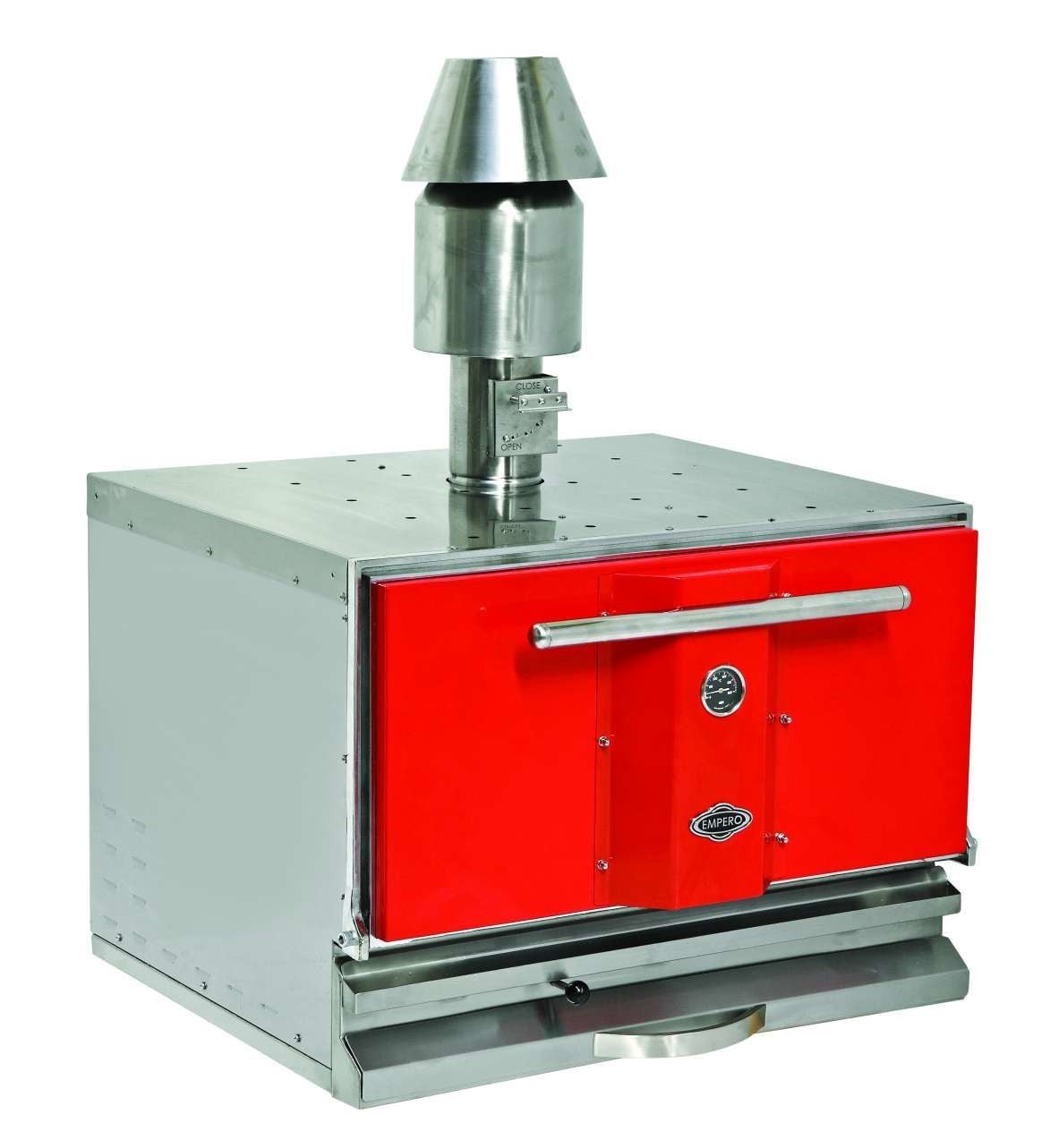 Empero EMP.PKF-50-K Profesyonel Kömürlü Fırın 20 kg/h Kırmızı