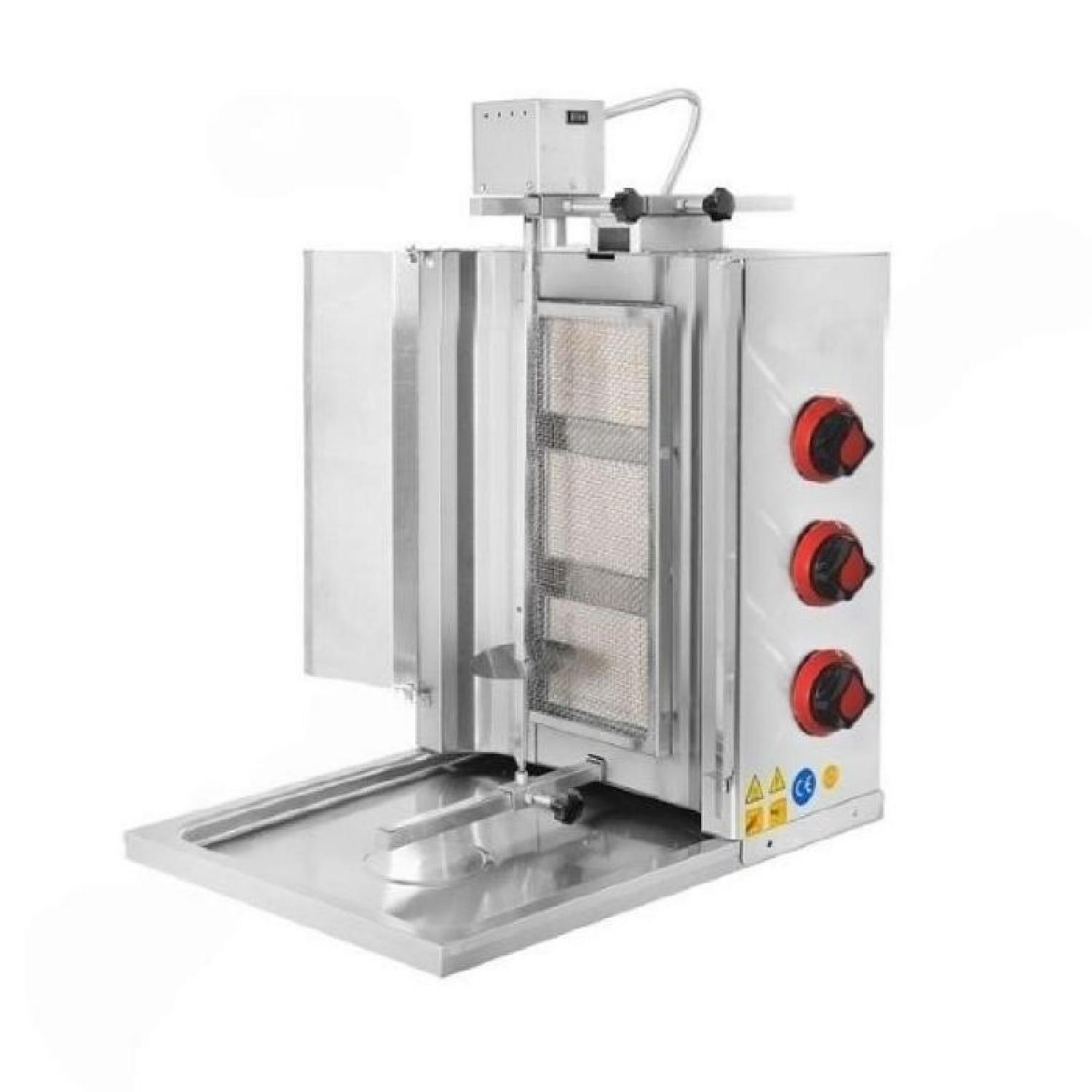 CSA 3 Radyanlı Üstten Motorlu LPG'li Döner Makinesi KRCS.UMSDOGL.3