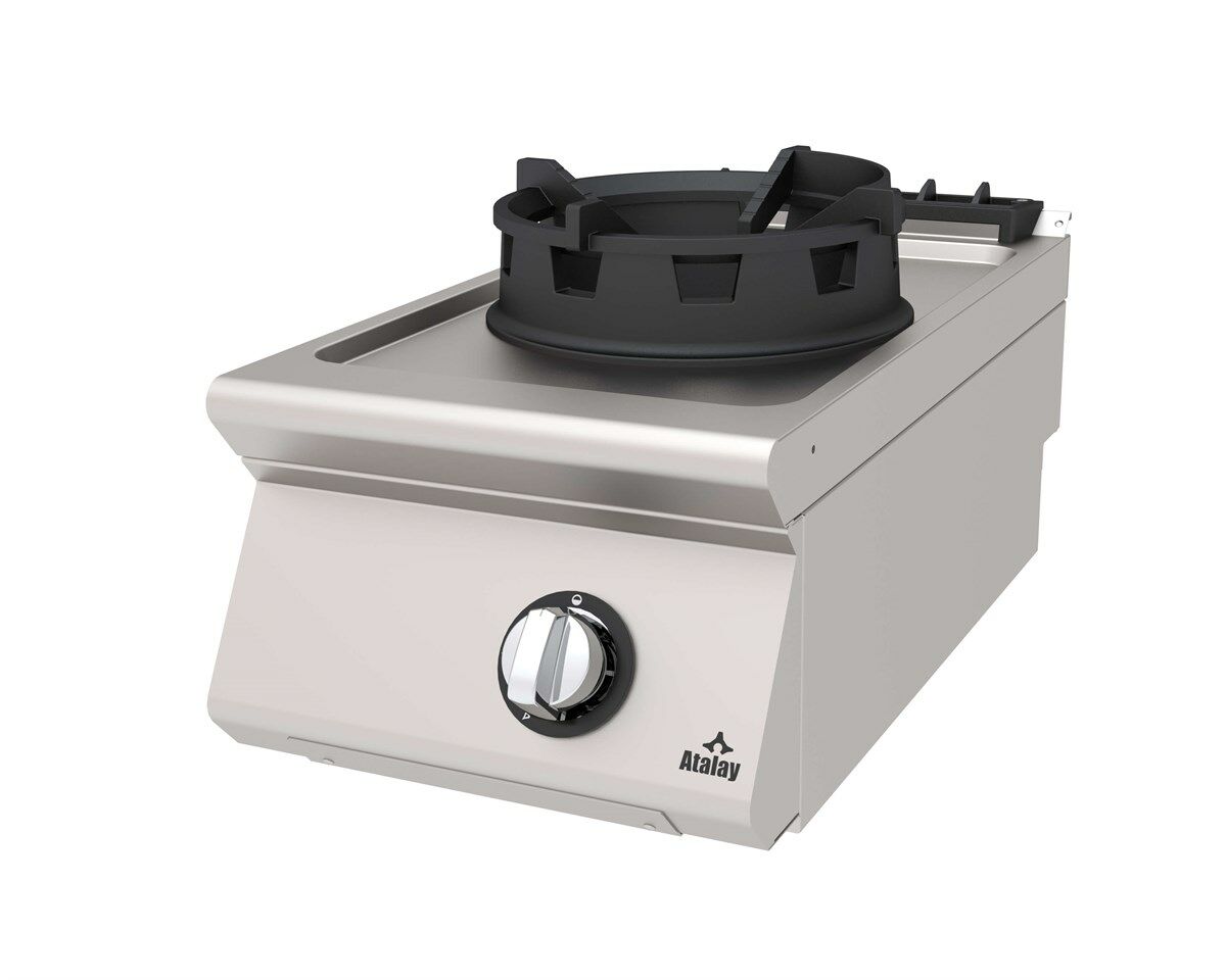 Atalay Wok Ocak Tekli Set Üstü Gaz ve LPG'li Ce Belgeli 40x70x30 Cm AWO-470