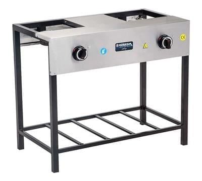Görkem SGO 20 Uzun Ayak İkili Lokanta Ocağı LPG'li CE 86x47x77 cm 222