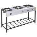 Görkem SGO 30 Uzun Ayak 3'lü Lokanta Ocağı Doğalgazlı CE 139x47x77 cm 224