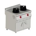 Himaksan HMK-DSWOG 898 Dolaplı Gazlı Wok Ocak 80x90x85 cm