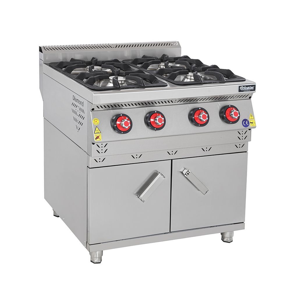 Himaksan HMK-DOG 898 Dolaplı 4'lü Gazlı Ocak 80x90x85 cm