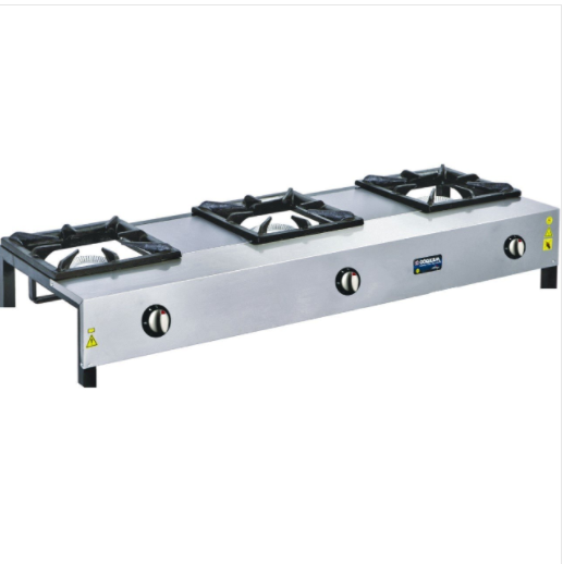 Görkem SGO 40 Kısa Ayak 4'lü Lokanta Ocağı LPG'li CE 192x47x23 cm 236