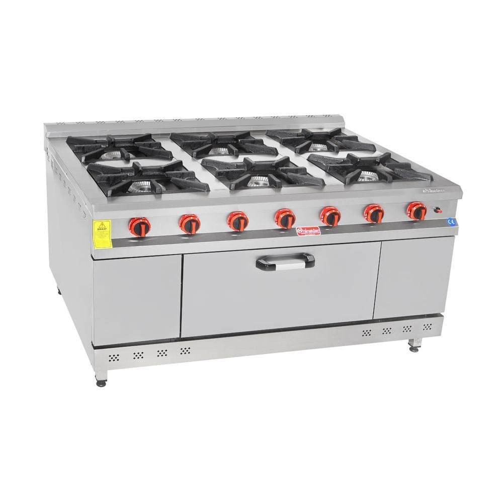 Himaksan HMK-FOG 1298 6'lı Kuzine Gazlı 1200x90x85 cm