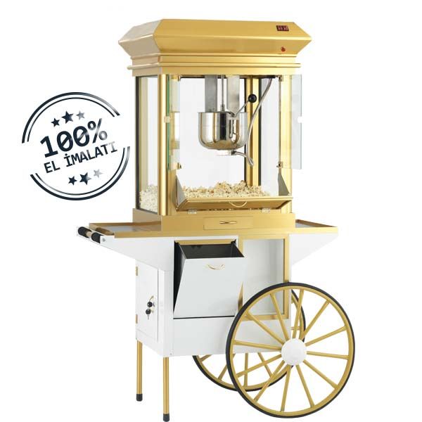 Emart Makine Patamış Mısır (Popcorn) Makinesi Antik Model