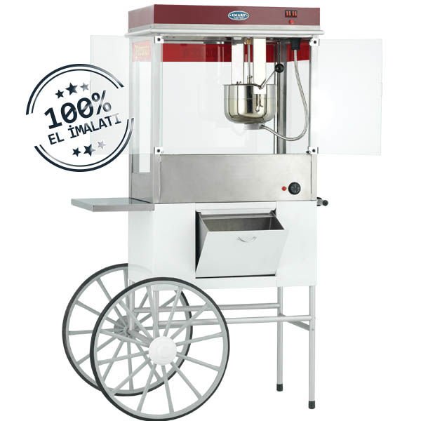 Emart Makine Patlamış Mısır (Popcorn) Makinesi Manavgat Model (Alttan Isıtmalı)
