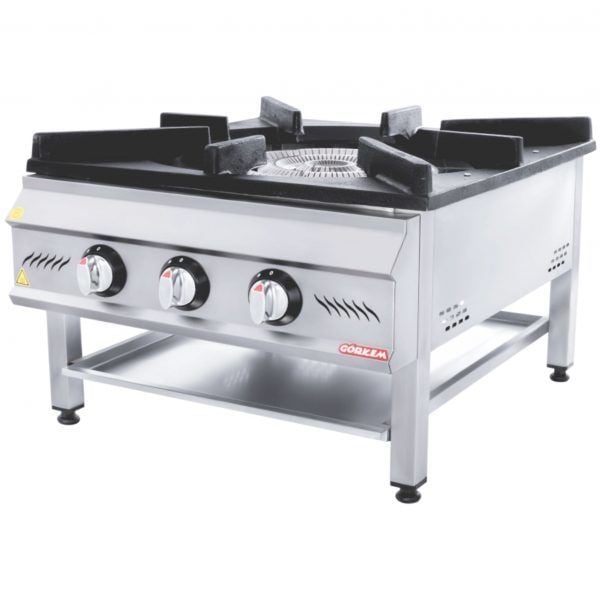 Görkem GYO 7080 3 Yanışlı Yer Ocağı Ocağı LPG'li CE 70x80x53 cm 294