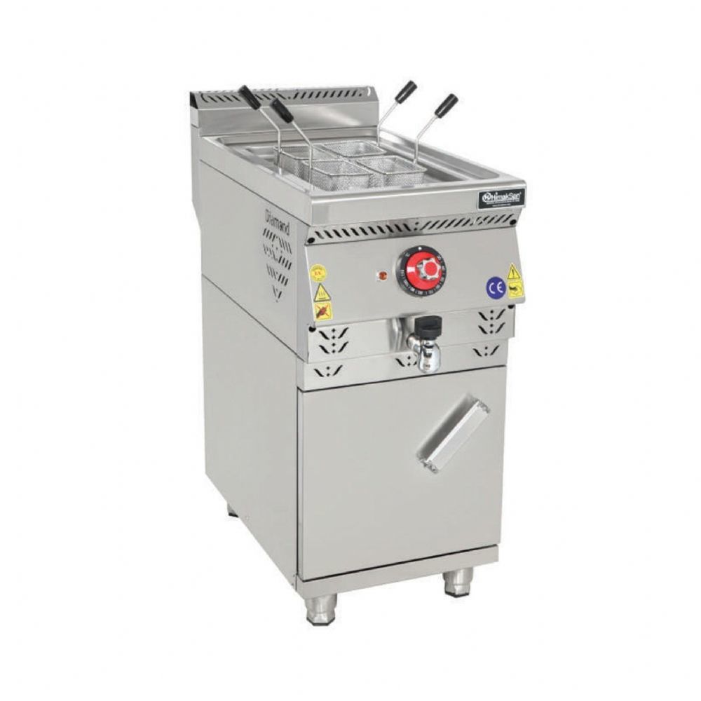 Himaksan HMK-DMHE 498 Dolaplı 4 Sepetli Makarna Haşlama Makinesi 40x90x85 cm