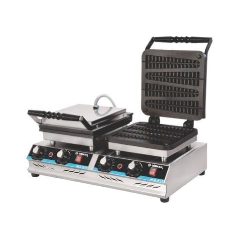 Görkem WFL 20 Çiftli Çubuk Waffle Makinesi Elektrikli 62x30x27,5 cm 1570
