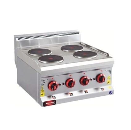 CSA 4 lü Elektrikli Ocak Set Üstü 60x60x30 cm KRCS.SOE.660