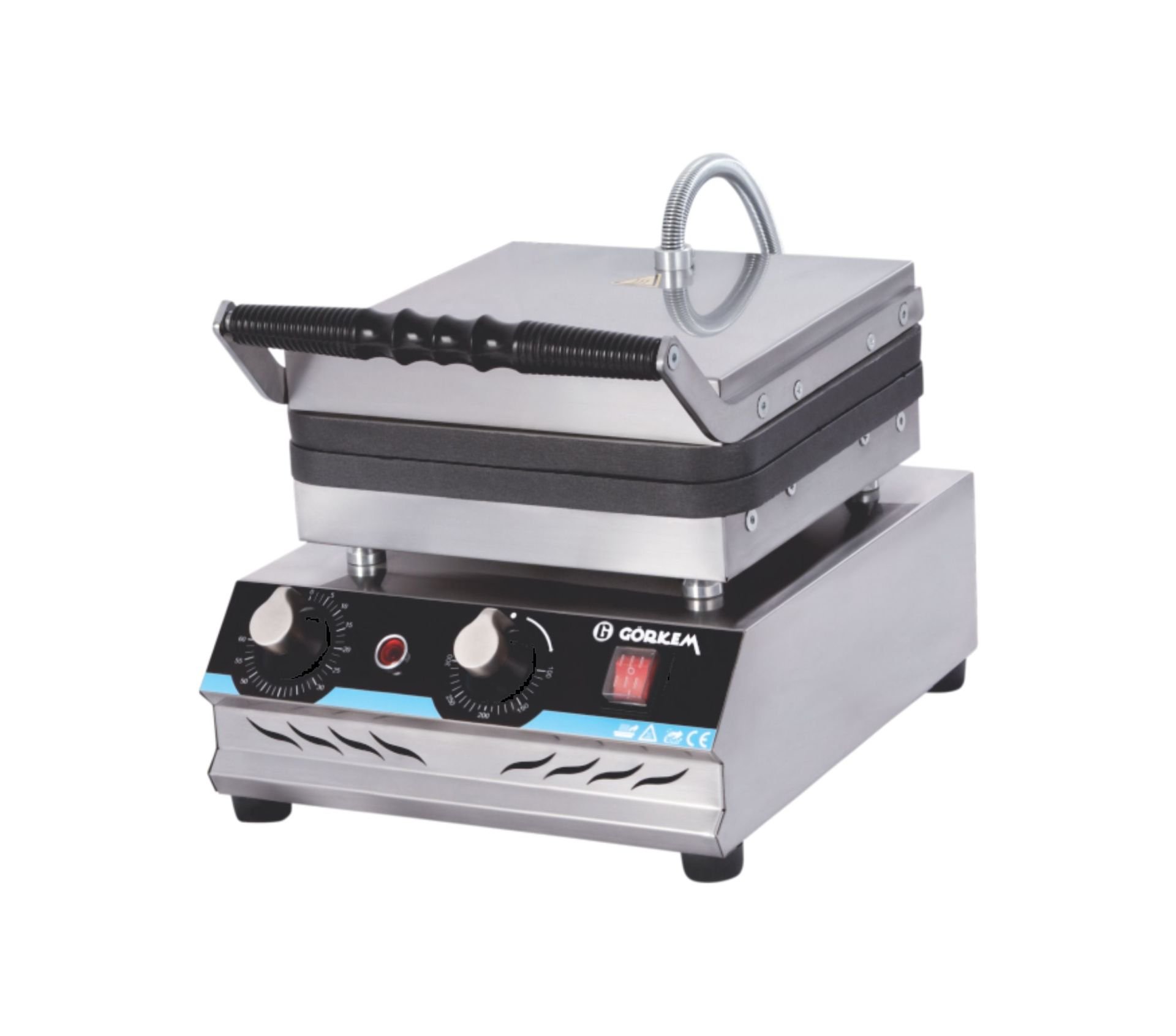 Görkem WFL 11 Tekli LÜKS Kare Waffle Makinesi Elektrikli 37x30x27,5 cm 1530