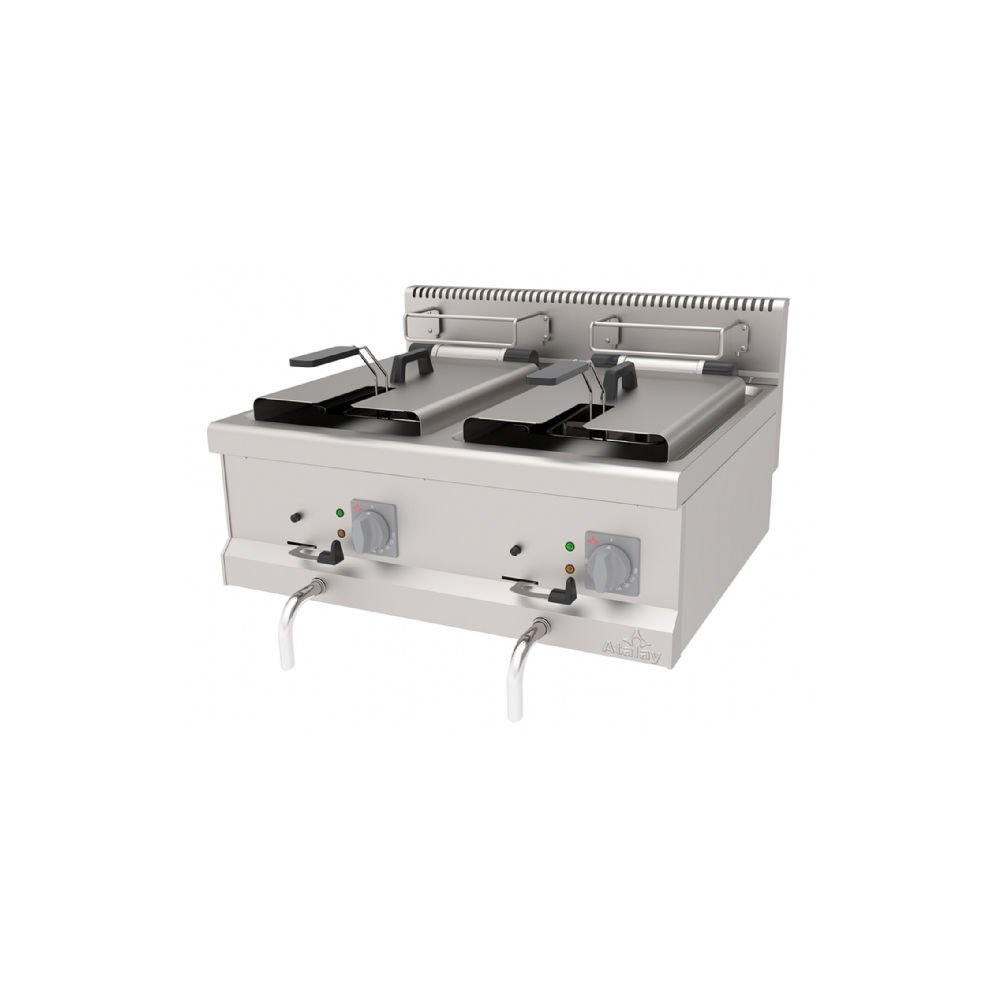 Atalay Fritöz Elektrikli 12+12 Litre 80x70x30 Cm AEF-870