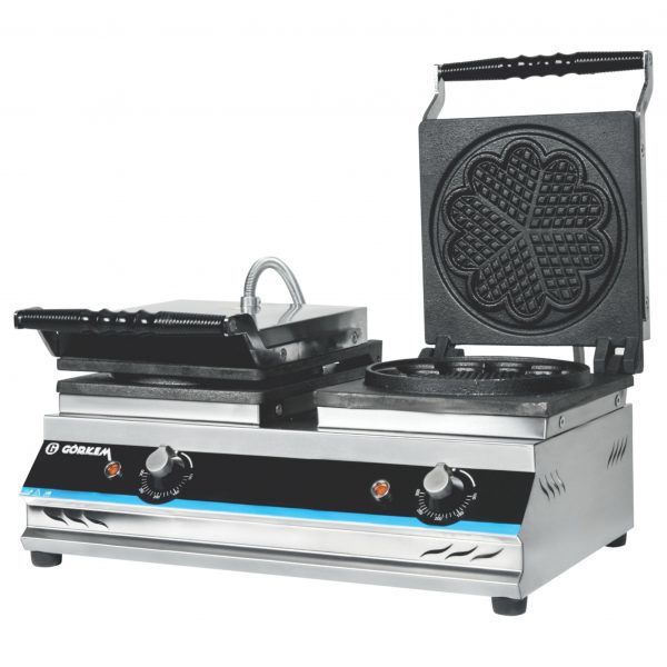 Görkem WFL 20 Çiftli LÜKS Papatya Waffle Makinesi Elektrikli 62x30x27,5 cm 1540