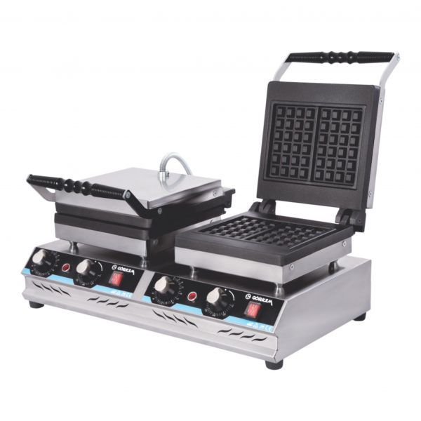 Görkem WFL 21 Çiftli LÜKS Kare Waffle Makinesi Elektrikli 62x30x27,5 cm 1550