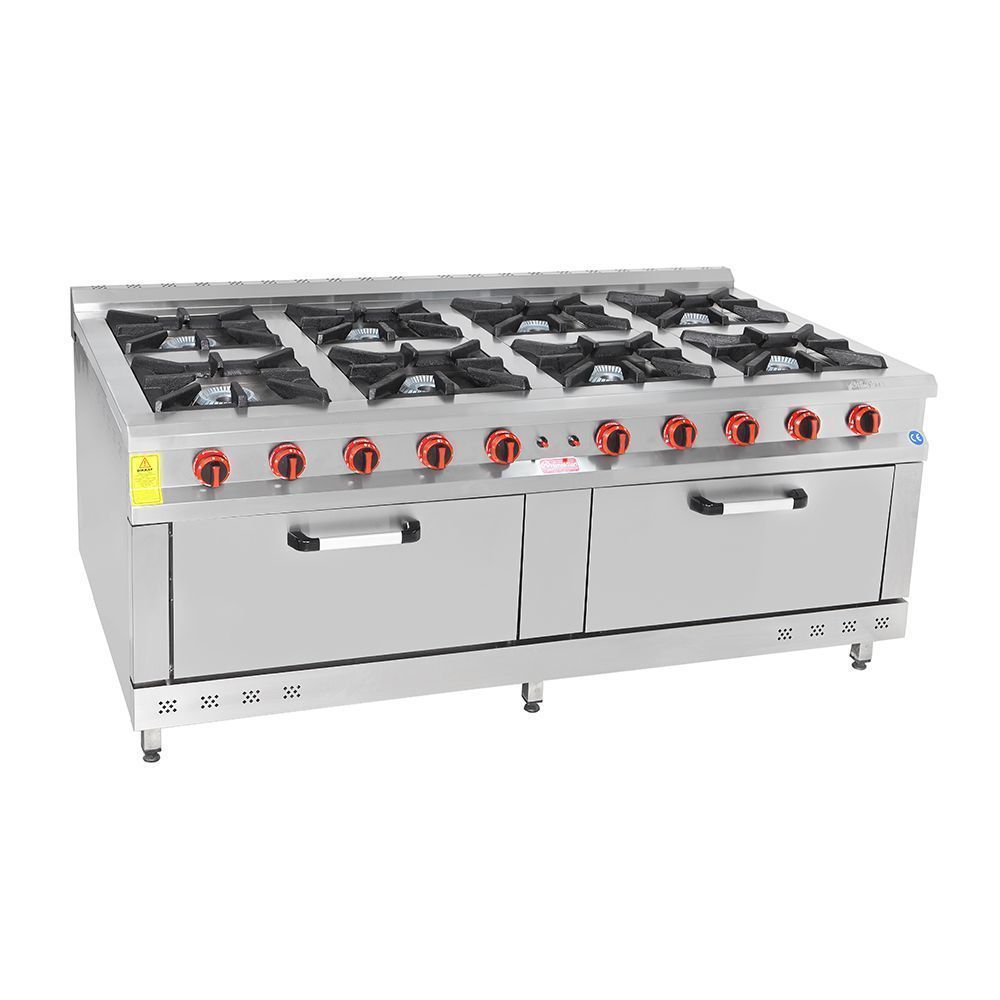 Himaksan HMK-KZG 2016 Gazlı 7 Ocaklı Kuzine LPG'li 200x100x85 cm