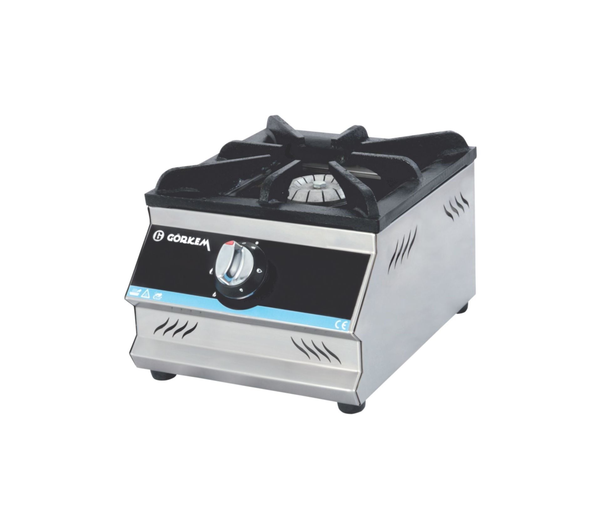 Görkem GO 10 Ekonomik Set Üstü Tekli Ocak LPG'li CE 25x35x20 cm 270