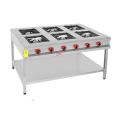 Himaksan HMK-TBOG 1510 Gazlı Taban Raflı 6’lı Ocak (LPG) 150x100x85 cm